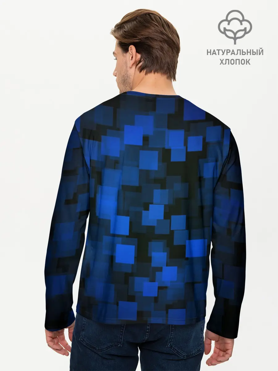 Мужской лонгслив базовый / Minecraft / Майнкрафт (P007_P004ooo2020913, P004ooo2020913)