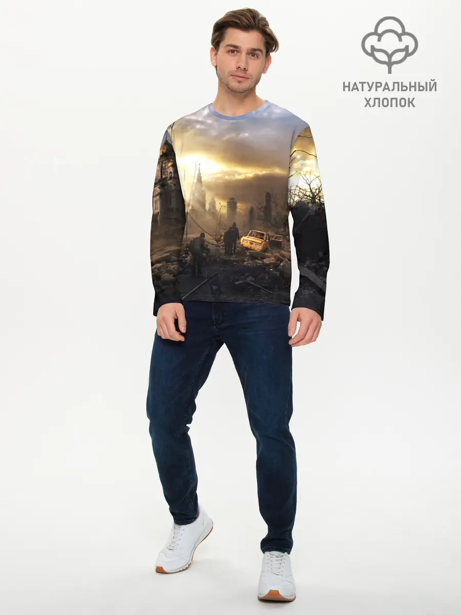 Мужской лонгслив базовый / Сталкер (P007_P004ooo2024881, P004ooo2024881)