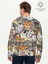Мужской лонгслив базовый / ALL CATS MEMES (P007_P004ooo2025671, P004ooo2025671)