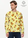Мужской лонгслив базовый / Корги (P007_P004ooo2025751, P004ooo2025751)