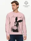 Мужской лонгслив базовый / Ariana Grande (P007_P004ooo2023869, P004ooo2023869)