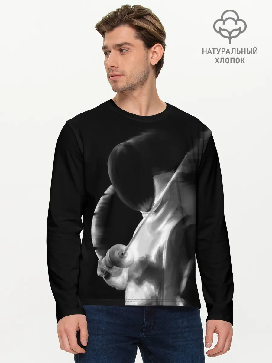 Мужской лонгслив базовый / Fencer (P007_P004ooo2024403, P004ooo2024403)
