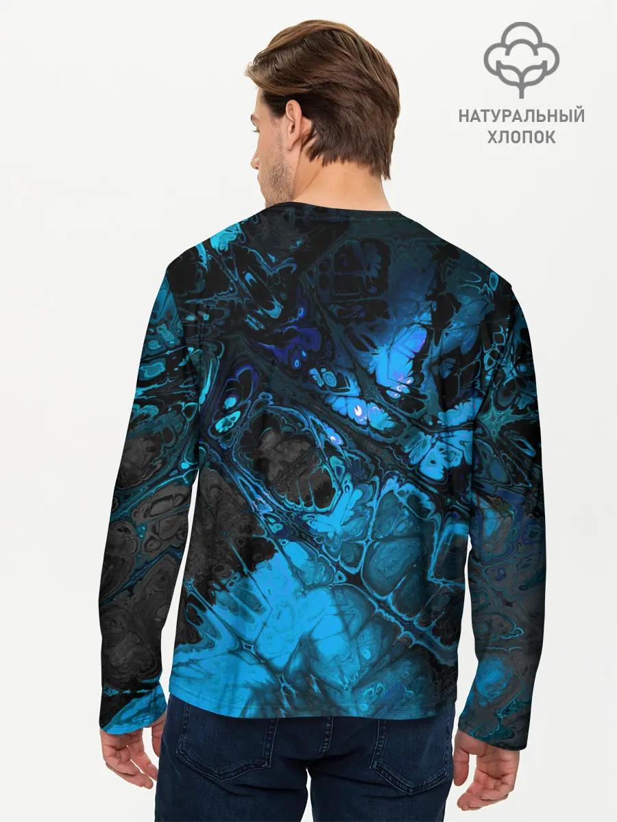 Мужской лонгслив базовый / Nu abstracts art (P007_P004ooo2031189, P004ooo2031189)
