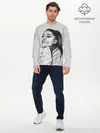 Мужской лонгслив базовый / Ariana Grande (P007_P004ooo2032479, P004ooo2032479)