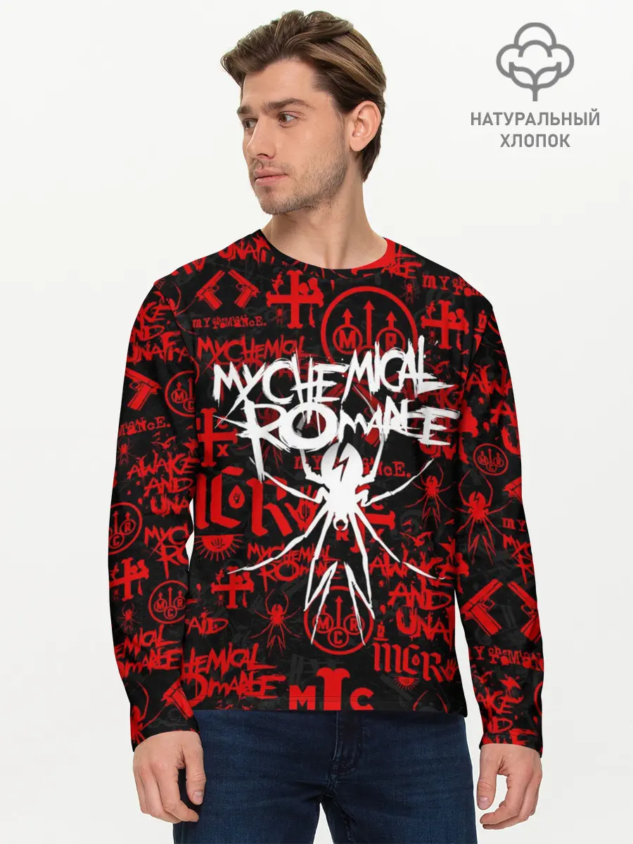Мужской лонгслив базовый / MY CHEMICAL ROMANCE (P007_P004ooo2028311, P004ooo2028311)