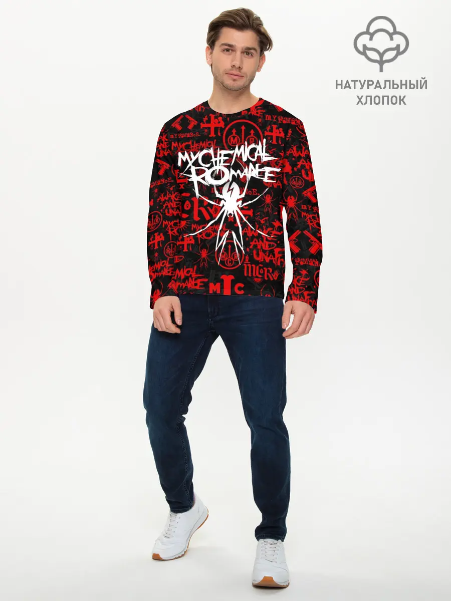 Мужской лонгслив базовый / MY CHEMICAL ROMANCE (P007_P004ooo2028311, P004ooo2028311)