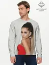 Мужской лонгслив базовый / Ariana Grande (P007_P004ooo2029189, P004ooo2029189)