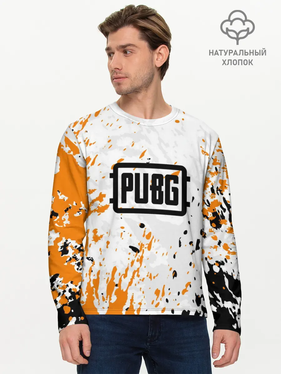 Мужской лонгслив базовый / PUBG (P007_P004ooo2029211, P004ooo2029211)
