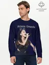 Мужской лонгслив базовый / Ariana Grande (P007_P004ooo2029217, P004ooo2029217)