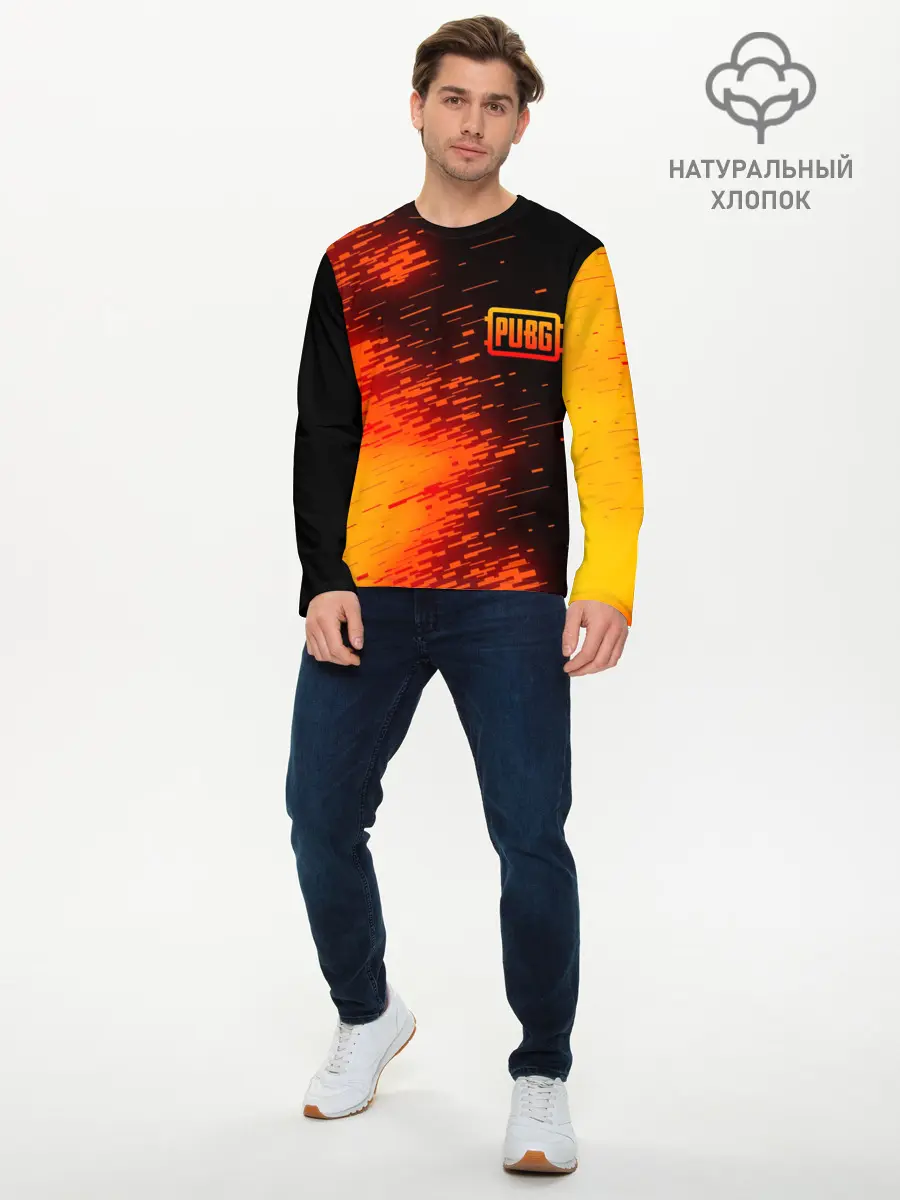 Мужской лонгслив базовый / PUBG (P007_P004ooo2029331, P004ooo2029331)
