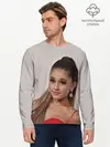Мужской лонгслив базовый / Ariana Grande (P007_P004ooo2030139, P004ooo2030139)