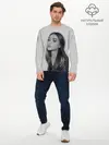 Мужской лонгслив базовый / Ariana Grande (P007_P004ooo2030225, P004ooo2030225)
