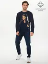 Мужской лонгслив базовый / Ariana Grande (P007_P004ooo2030229, P004ooo2030229)