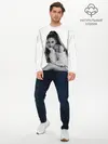 Мужской лонгслив базовый / Ariana Grande (P007_P004ooo2030279, P004ooo2030279)