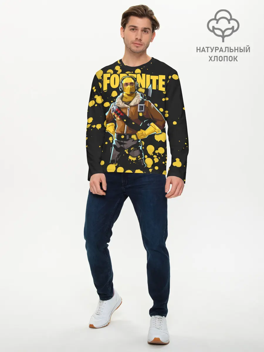 Мужской лонгслив базовый / Fortnite (P007_P004ooo2036721, P004ooo2036721)