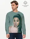Мужской лонгслив базовый / Ariana Grande (P007_P004ooo2033169, P004ooo2033169)