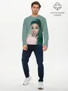Мужской лонгслив базовый / Ariana Grande (P007_P004ooo2033169, P004ooo2033169)