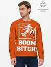 Мужской лонгслив базовый / Boom Bitch! (P007_P004ooo2039499, P004ooo2039499)