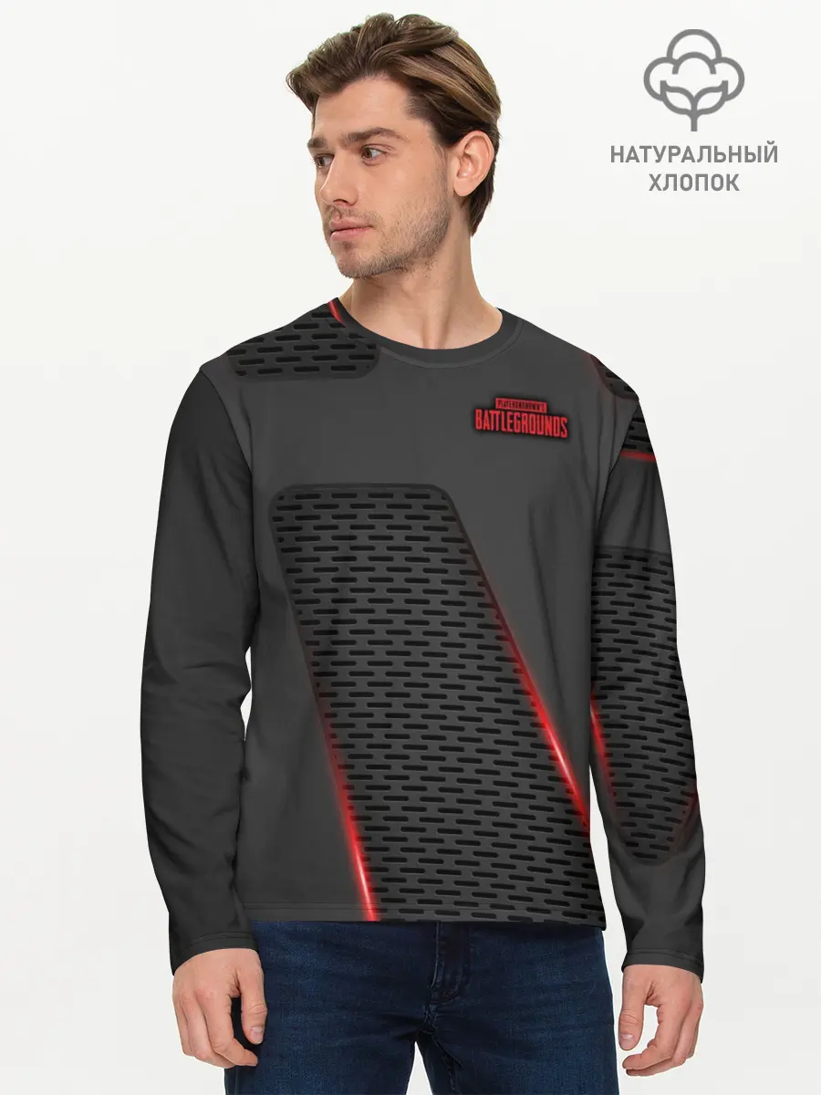 Мужской лонгслив базовый / PUBG (P007_P004ooo2038533, P004ooo2038533)