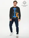 Мужской лонгслив базовый / Wheight lifting (P007_P004ooo2038663, P004ooo2038663)
