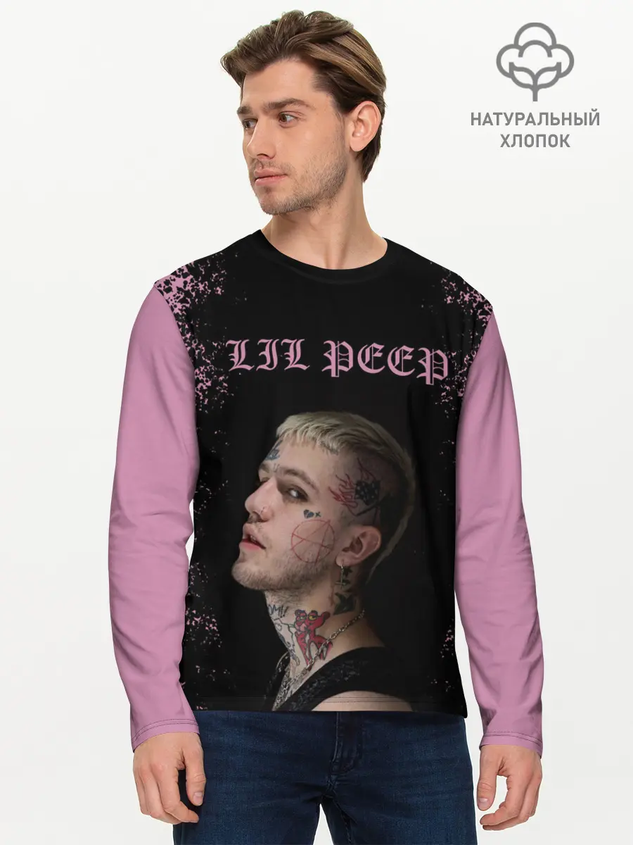 Мужской лонгслив базовый / LiL PEEP (P007_P004ooo2040863, P004ooo2040863)
