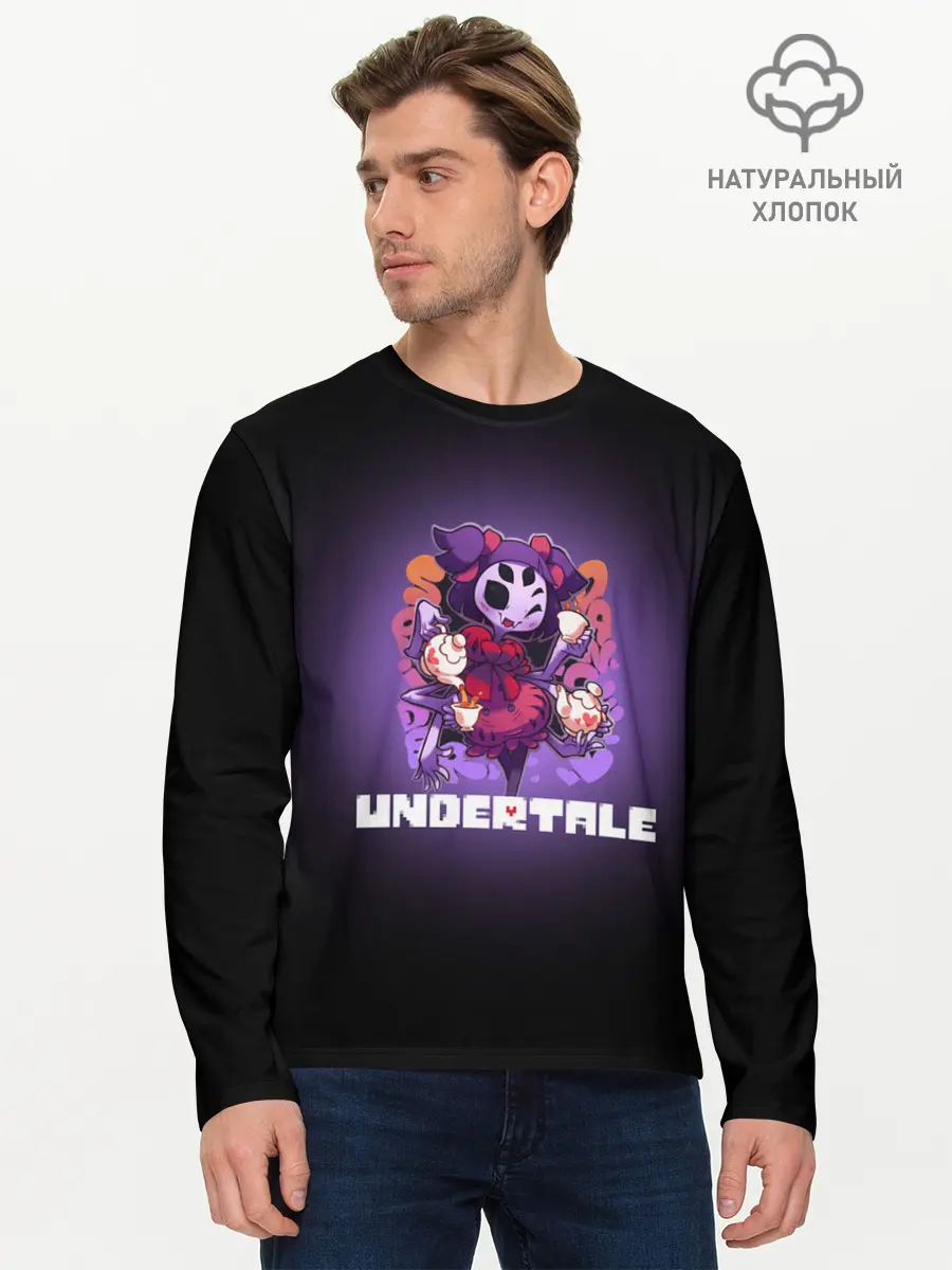 Мужской лонгслив базовый / UNDERTALE (P007_P004ooo2040985, P004ooo2040985)