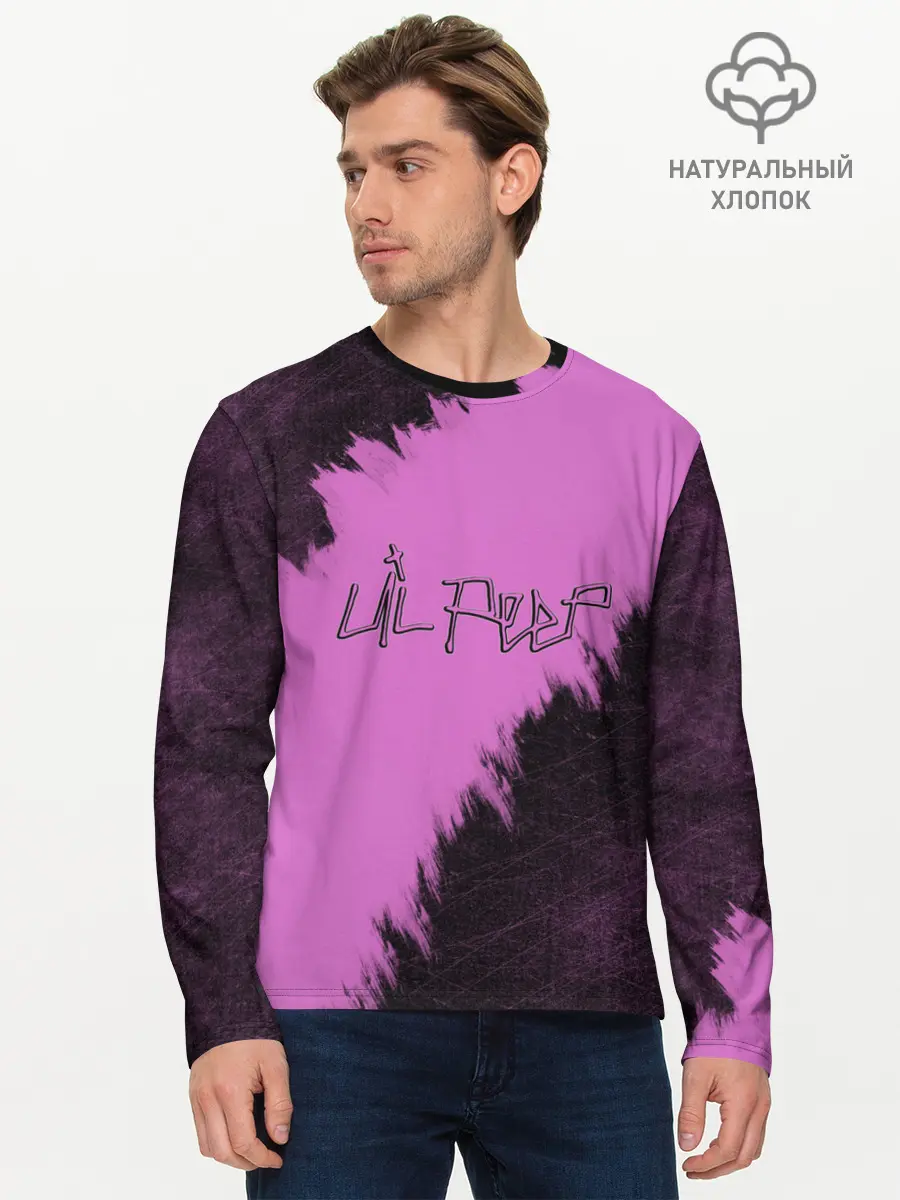 Мужской лонгслив базовый / LIL PEEP (P007_P004ooo2042873, P004ooo2042873)