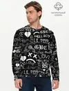 Мужской лонгслив базовый / LIL PEEP LOGOBOMBING | ЛИЛ ПИП (P007_P004ooo2044075, P004ooo2044075)