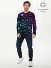 Мужской лонгслив базовый / LIL PEEP NEON | ЛИЛ ПИП НЕОН (P007_P004ooo2044109, P004ooo2044109)