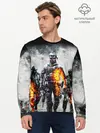 Мужской лонгслив базовый / Battlefield | Батлфилд (P007_P004ooo2044157, P004ooo2044157)