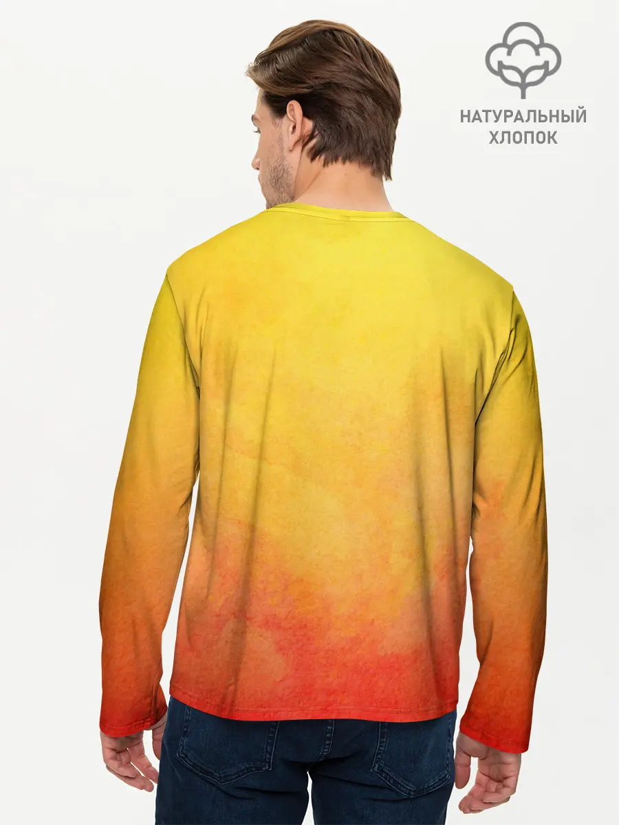 Мужской лонгслив базовый / Be your own Superhero (P007_P004ooo2043477, P004ooo2043477)