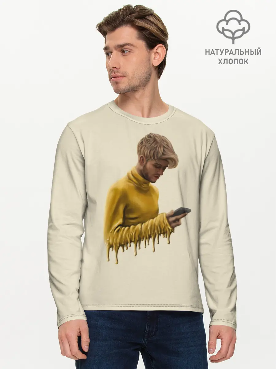 Мужской лонгслив базовый / Lil Peep (P007_P004ooo2046617, P004ooo2046617)