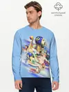Мужской лонгслив базовый / Water polo players (P007_P004ooo2048809, P004ooo2048809)