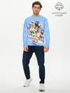 Мужской лонгслив базовый / Water polo players (P007_P004ooo2048809, P004ooo2048809)