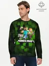 Мужской лонгслив базовый / Minecraft / Майнкрафт (P007_P004ooo2049211, P004ooo2049211)