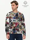 Мужской лонгслив базовый / Дискография EMINEM (P007_P004ooo2047129, P004ooo2047129)