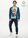 Мужской лонгслив базовый / Гандболистка (P007_P004ooo2050229, P004ooo2050229)