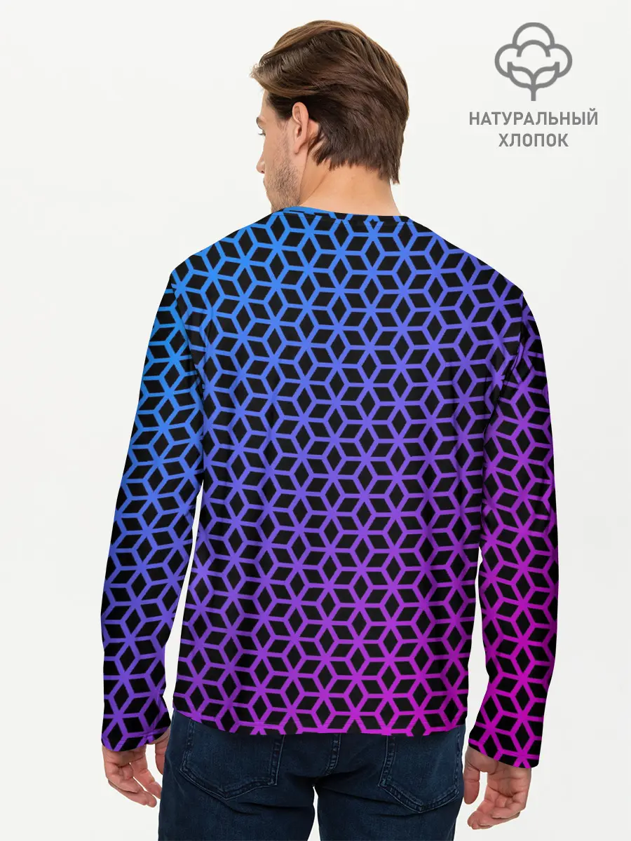 Мужской лонгслив базовый / Geometry (P007_P004ooo2053261, P004ooo2053261)