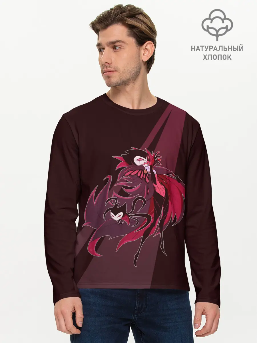 Мужской лонгслив базовый / Hollow Knight (P007_P004ooo2053369, P004ooo2053369)
