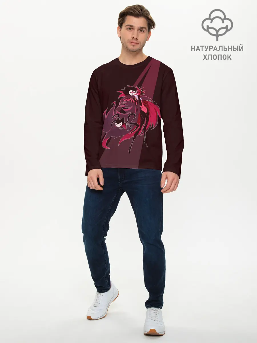 Мужской лонгслив базовый / Hollow Knight (P007_P004ooo2053369, P004ooo2053369)