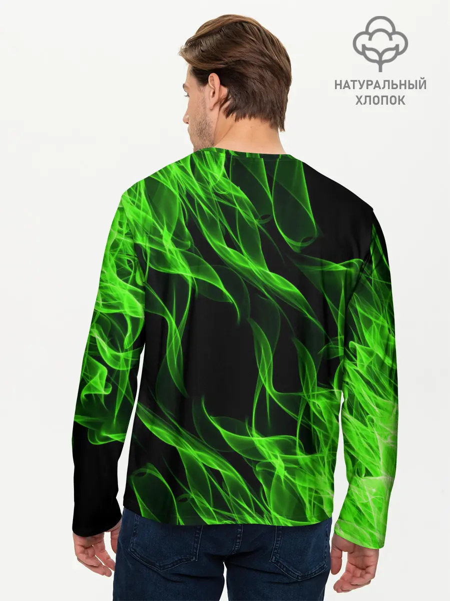 Мужской лонгслив базовый / TOXIC FLAME (P007_P004ooo2053419, P004ooo2053419)