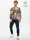 Мужской лонгслив базовый / Аниме коллаж (P007_P004ooo2053633, P004ooo2053633)