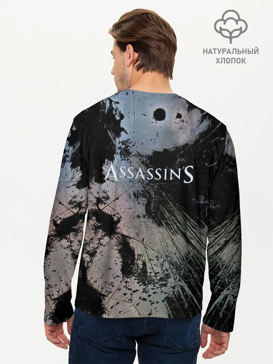 Мужской лонгслив базовый / Assassin’s Creed (P007_P004ooo2057755, P004ooo2057755)