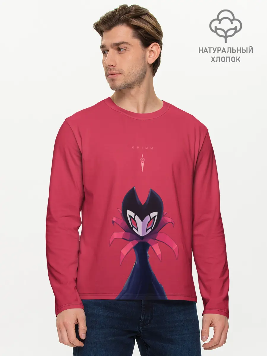Мужской лонгслив базовый / Hollow Knight (P007_P004ooo2055725, P004ooo2055725)