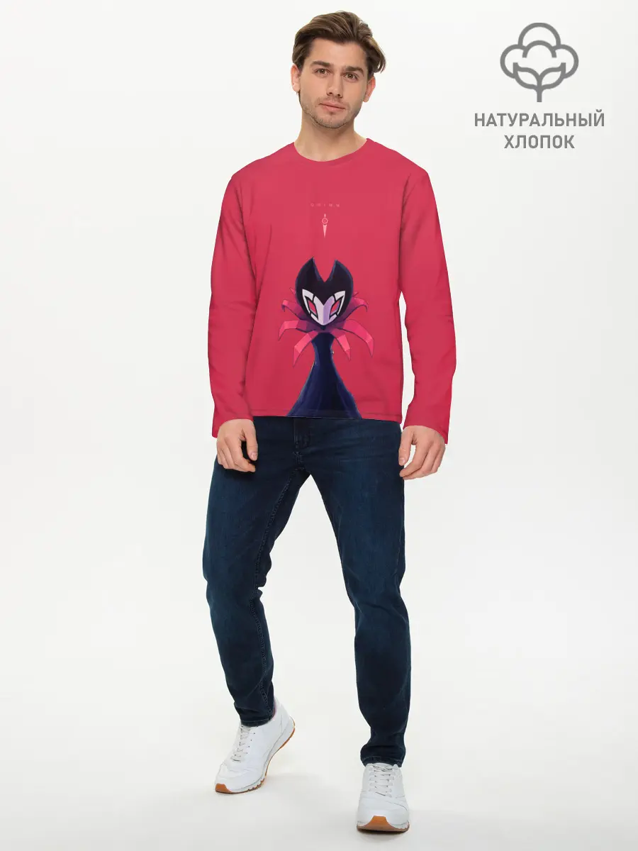 Мужской лонгслив базовый / Hollow Knight (P007_P004ooo2055725, P004ooo2055725)
