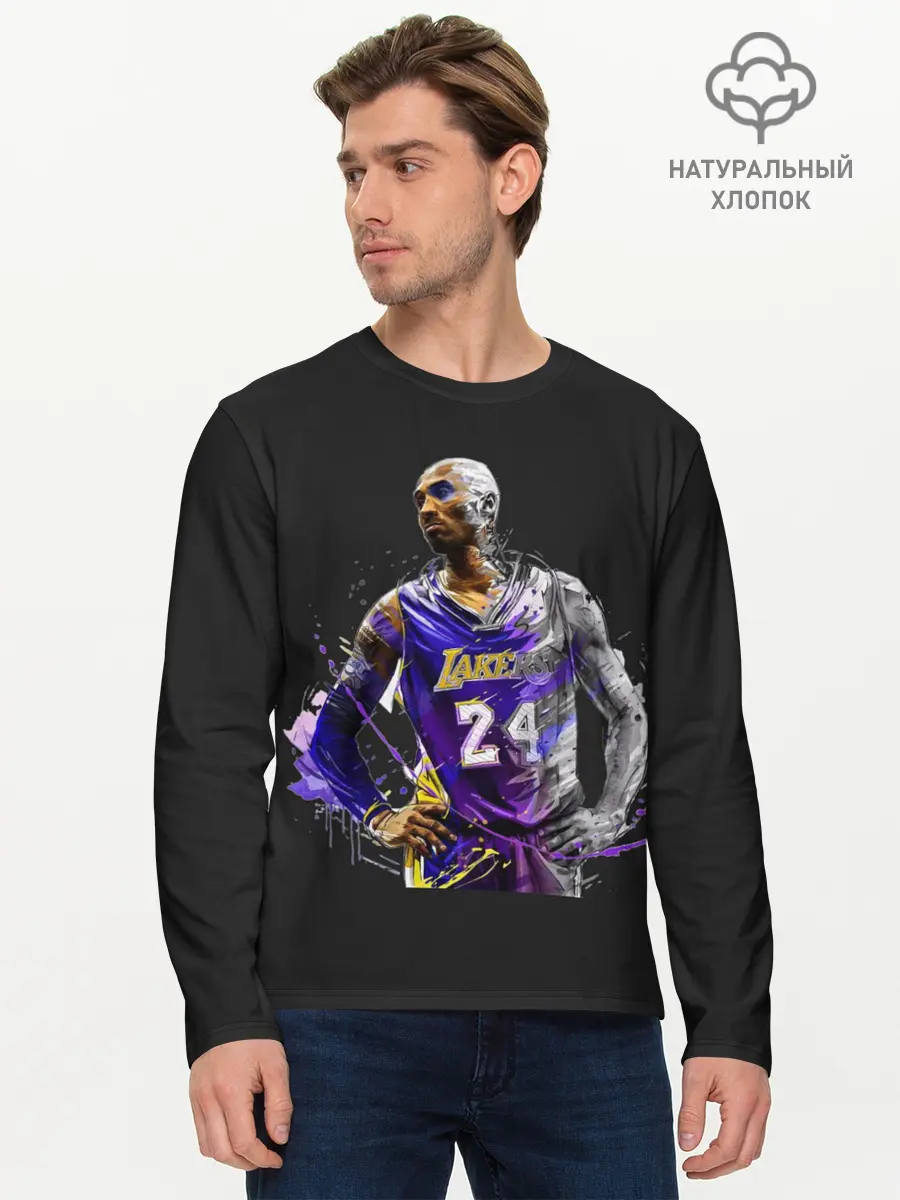 Мужской лонгслив базовый / Kobe Bryant (P007_P004ooo2058987, P004ooo2058987)