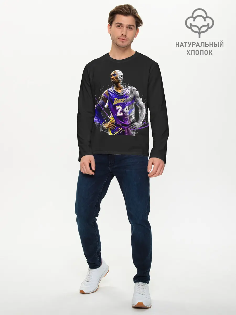 Мужской лонгслив базовый / Kobe Bryant (P007_P004ooo2058987, P004ooo2058987)