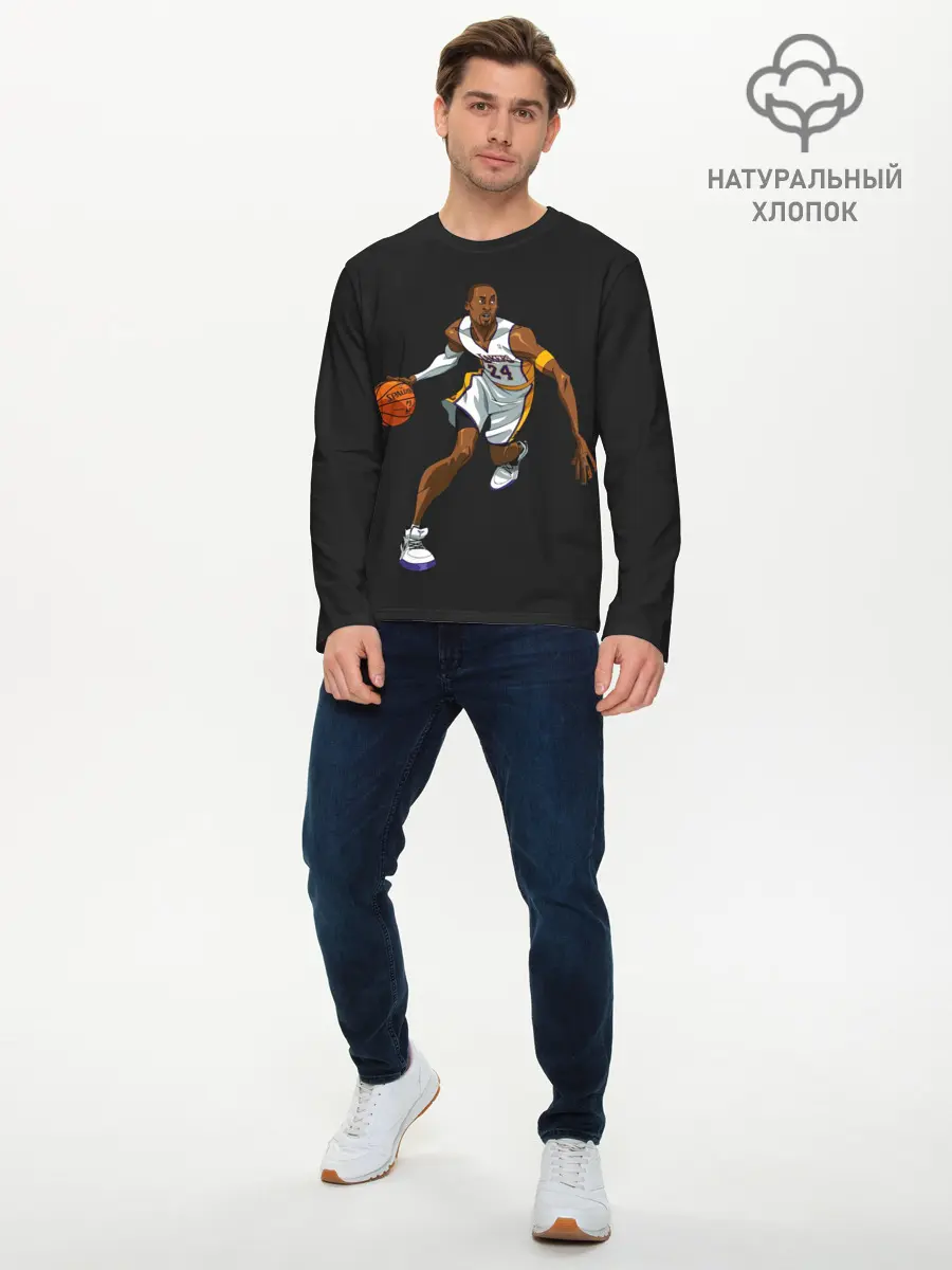 Мужской лонгслив базовый / Kobe Bryant (P007_P004ooo2059001, P004ooo2059001)
