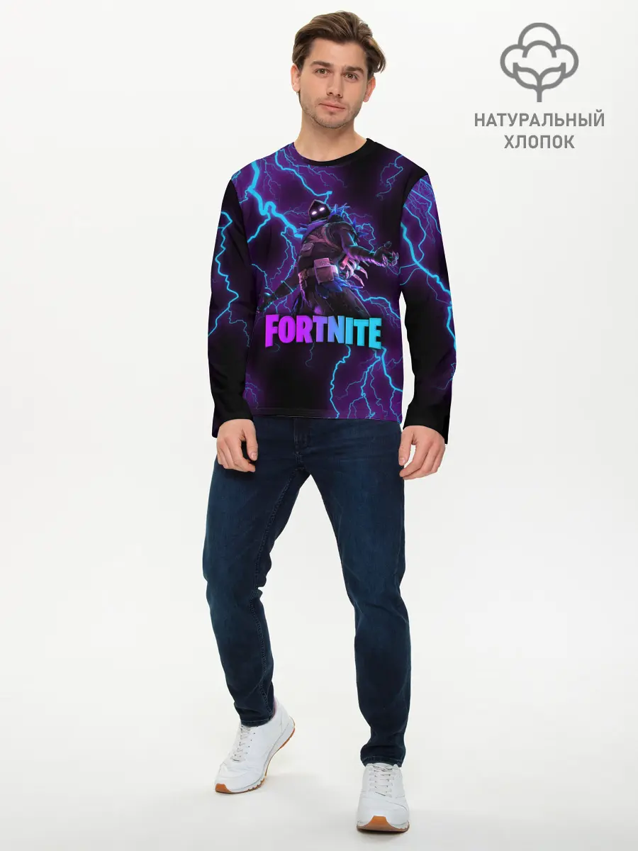 Мужской лонгслив базовый / FORTNITE RAVEN (P007_P004ooo2060189, P004ooo2060189)