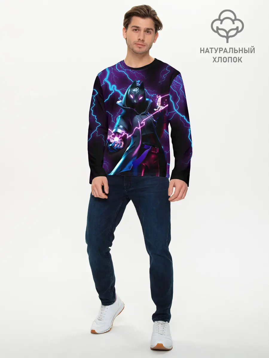 Мужской лонгслив базовый / FORTNITE (P007_P004ooo2060199, P004ooo2060199)